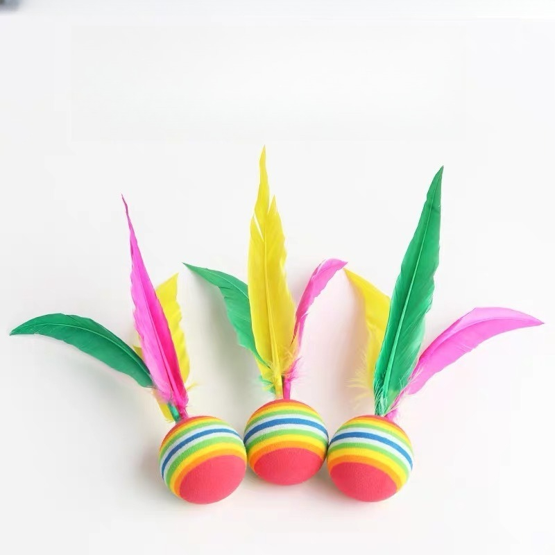Badminton Kids - Set Bola Bulu Tangkis Luar Ruangan