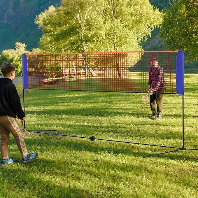 Jaring Bulu Tangkis Portabel U - Badminton Netting ulasan dan harga