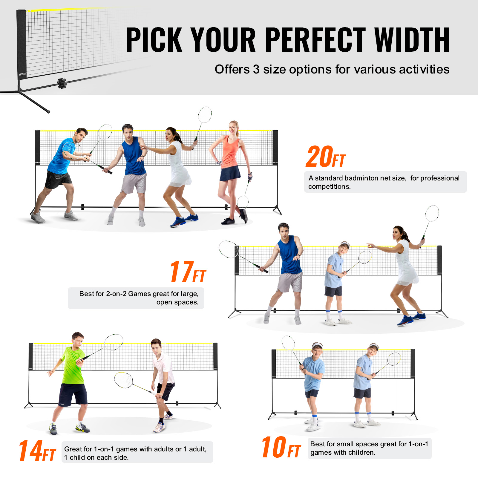 SucceBuy Jaring Badminton 20FT - Badminton Netting ulasan dan harga