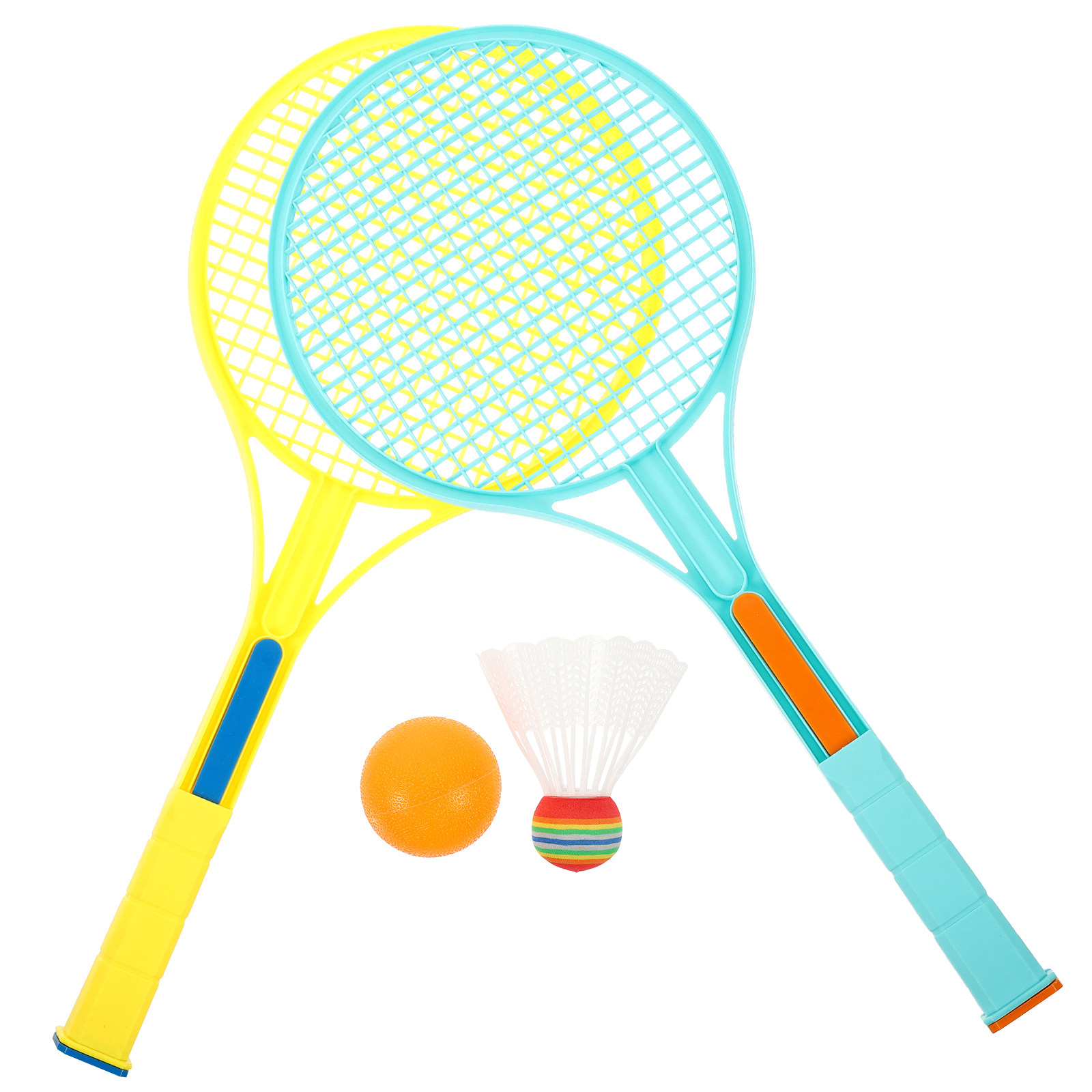 1Set Set Raket Bulu Tangkis un - Badminton Kids ulasan dan harga