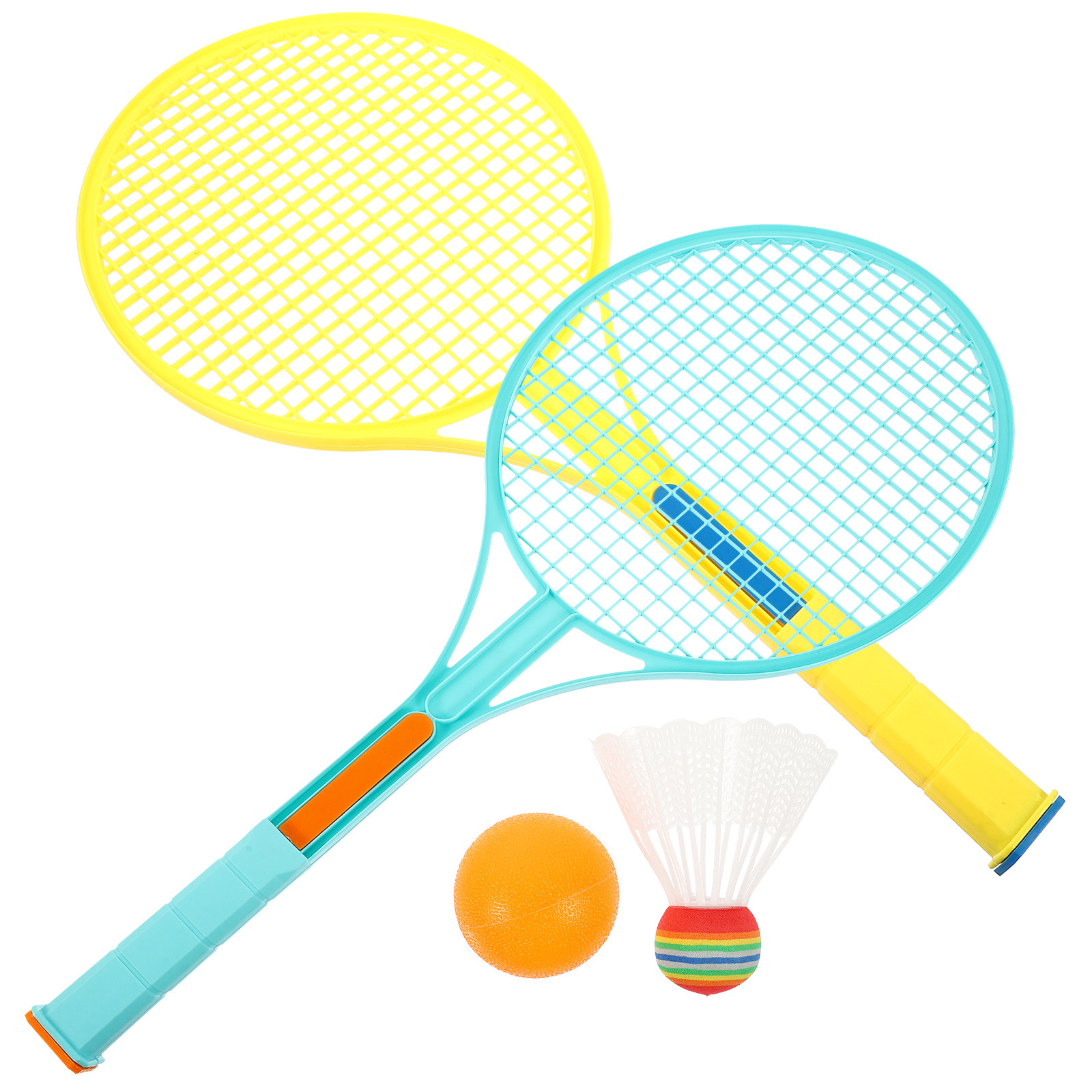 1Set Set Raket Bulu Tangkis un - Badminton Kids ulasan dan harga