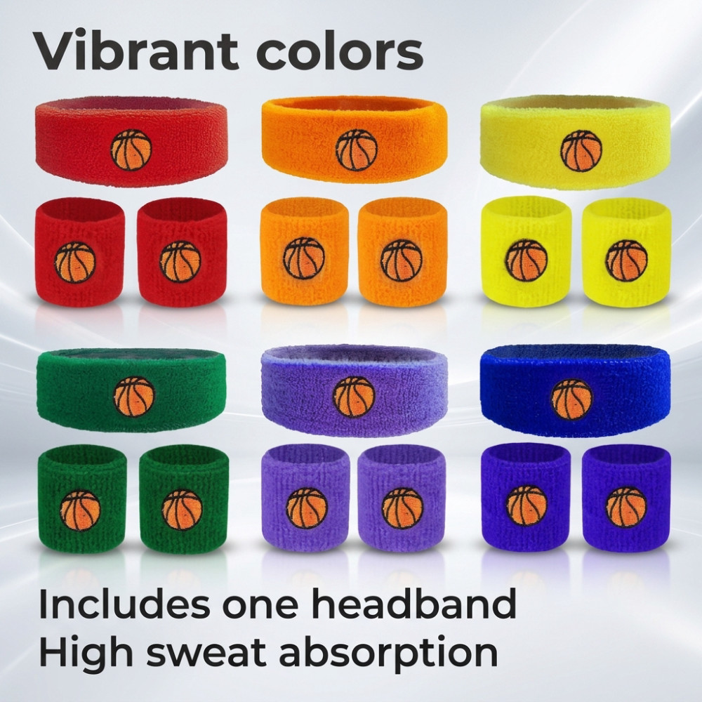 Gelang Olahraga Katun Berwarna - Badminton Kids ulasan dan harga