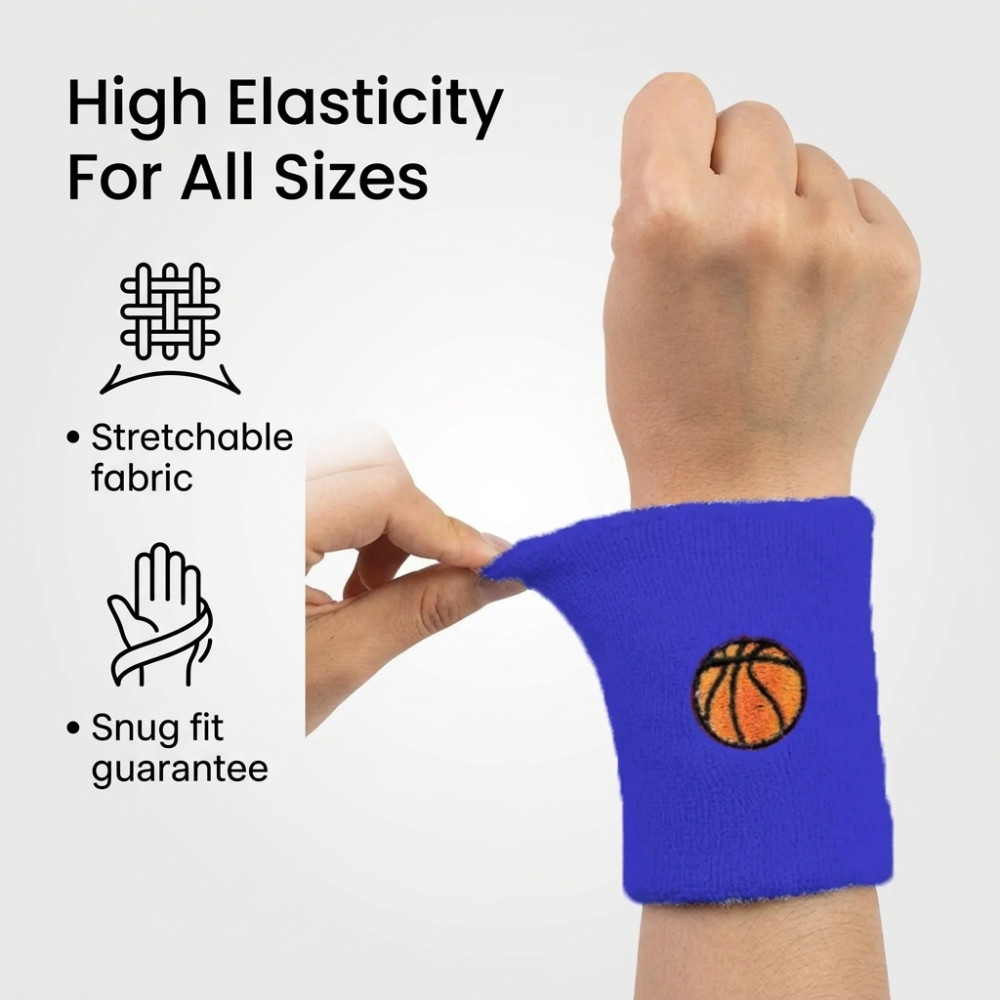 Gelang Olahraga Katun Berwarna - Badminton Kids ulasan dan harga