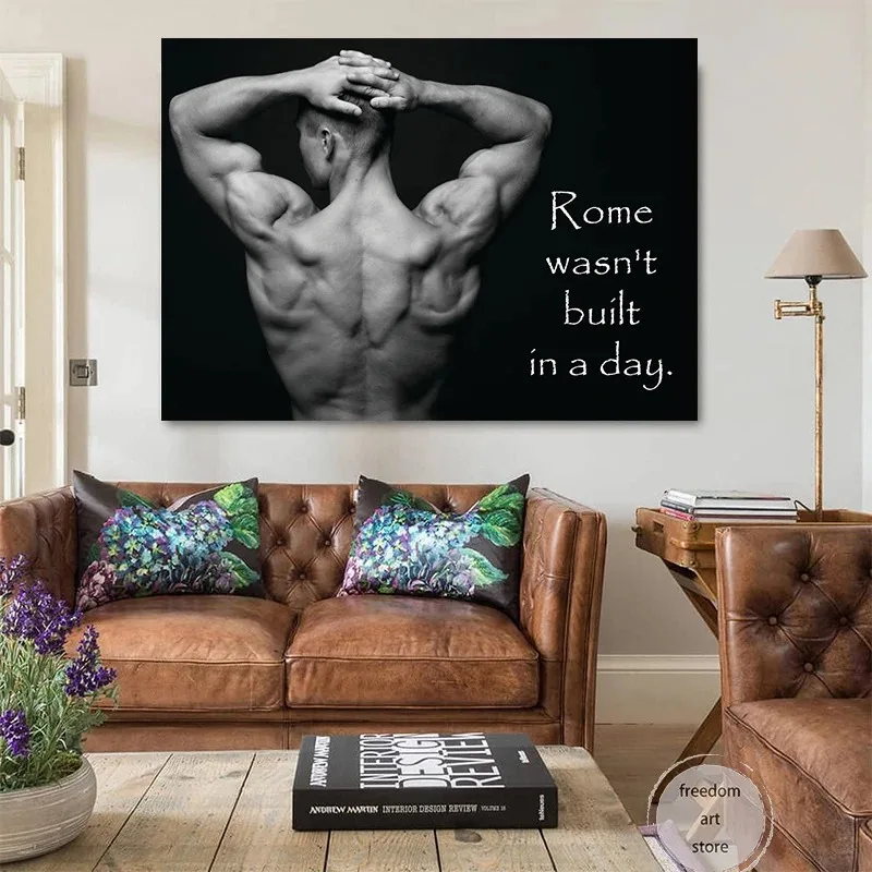 Gym Motivasi Otot Pria Binarag - Badminton Poster ulasan dan harga